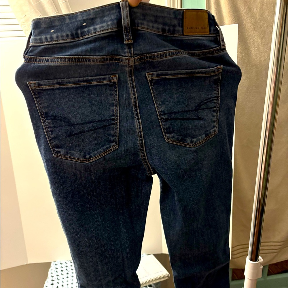American Eagle Outfitters Dark Blue Skinny Jeans